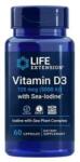 Life Extension Supliment alimentar Vitamin D3 with Sea-Iodine 5000IU - Life Extension, 60capsule