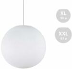 Creative-Cables Kézzel készített menetes Sphere Light lámpabúra fehér poliészter XL méret (PAT2XL-CP4621)