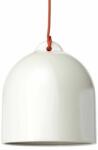 Creative-Cables Bell M Kerámia Lámpabúra Felfüggesztéshez - Olaszországban Gyártott Fényes Fehér (ekctbian)