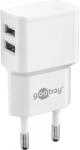 Goobay Dual USB charger 2.4 A (12W) fehér (44952)