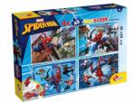 Lisciani Puzzle de colorat maxi - spiderman (4 x 48 de piese) (L100385) - ookee Puzzle