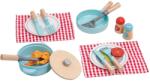 HaPe International Set din lemn - Ustensile de gătit și de servit (H3208) Bucatarie copii
