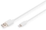 ASSMANN USB > Lightning (ST-ST) 1m Digitus White (DB-600106-010-W) (DB-600106-010-W)