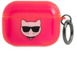  Karl Lagerfeld Choupette AirPods Pro - pink szilikon tok - tokgalaxis