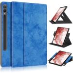  Husa flip MARBLE Samsung Galaxy Tab S9 albastra