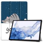  Husa ART Flip pentru Samsung Galaxy Tab S9 LAZY CAT