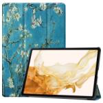  Husa ART Flip pentru Samsung Galaxy Tab S9+ / S10+ APRICOT BLOSSOM