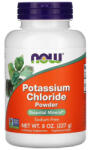 NOW Potassium Chloride Powder (Clorura de Potasiu), Now Foods, 227g