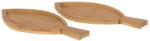 Everestus Set platouri de servit, 2 piese, in forma de peste, Everestus, AE, bambus, saculet de calatorie inclus (EVE06-11294900) Tocator
