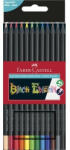 Faber-Castell Színes ceruza Faber Castell Black Edition 12 db-os klt (116412) - papir-bolt