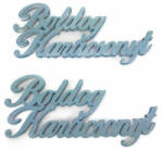  Boldog karácsonyt felirat kékezüst 15cm 2db/cs - kosarbolt