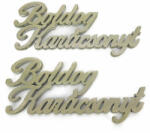  Boldog karácsonyt felirat zöldarany 15cm 2db/cs - kosarbolt