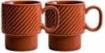 sagaform bögre készlet Coffee & More 2 db - narancssárga Univerzális méret