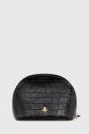 Lilou bőr kozmetikai táska fekete - fekete Univerzális méret