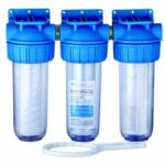 Everpro Filtru apa triplu cu carbune/bumbac/sita 3*1"*10 (EWY-3F11/10) Filtru de apa bucatarie si accesorii