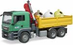 BRUDER - Camion Man Tgs Cu 3 Containere De Reciclat Sticla (45541)
