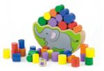 Viga Toys Elefantul echilibrist - joc de balans (50390) - dolo Puzzle