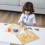 Viga Toys Puzzle Montessori, Catel, Viga (44611) Puzzle