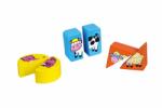 Viga Toys Puzzle din cuburi din lemn cu animale (59585) Puzzle