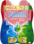 Somat Excellence Duo Gel gépi mosogatószer 2x630ml/70 mosogatás (4-514)