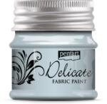  Pentart Delicate textilfesték 50 ml kékezüst (33427)