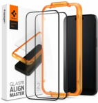 Spigen Full Cover 2x üvegfólia iPhone 15, fekete