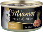 Miamor Feine Filets tuna & cheese tin 24x100 g