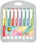 Cool STABILO Highlighter set, 1-4 mm, STABILO Swing Cool Pastel, 8 culori diferite (275/8-08-1)