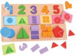 Bigjigs Toys Tablă didactică Numere, culori, forme (DDBJ459)