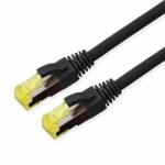 Roline Cablu de retea RJ45 exterior S/FTP cat. 6A TPE LSOH 1m Negru, Roline 21.15. 0751 (21.15.0751-100)