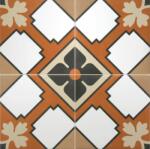 Equipe Cerámicas Rivoli Turin barna cementlap mintás járólap