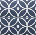 Equipe Cerámicas Rivoli Bergen Azul kék cementlap mintás gres járólap