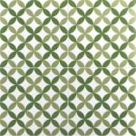 Equipe Cerámicas Rivoli Naples törtfehér alapon zöld mintás járólap