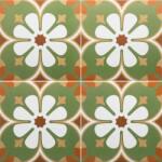 Equipe Cerámicas Rivoli Paris cemetlap mintás zöld gres járólap