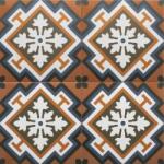 Equipe Cerámicas Rivoli Chelsea barna cementlap mintás járólap és falburkolat