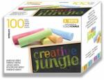  Táblakréta, kerek, "Creative Jungle", színes (100 db)