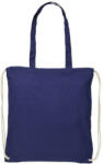 EVERESTUS Saculet cu snur si manere lungi, Everestus, 20IAN160, Bumbac, Albastru (EVE06-12027603)