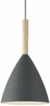 Nordlux Pure 20 1 ágú függeszték, szürke, E27, max. 40W, 20cm átmérő, 43293010 (43293010)