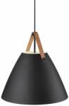 Nordlux Strap 48 1 ágú függeszték, fekete, E27, max. 40W, 48cm átmérő, 84353003 (84353003)