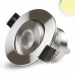 LEDIUM Beépíthető billenthető LED spotlámpa, kör, alumínium - 3W CREE melegfehér LED, IP20 (OH9111994)