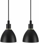 Nordlux Ray 2-Kit több ágú függeszték, fekete, E14, max. 2X40W, 12cm átmérő, 63233003 (63233003)
