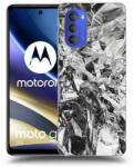 Picasee Husă neagră din silicon pentru Motorola Moto G51 - Chrome