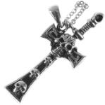 ETNOX Colier ETNOX - Skull Cross - SK4048