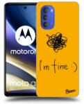 Picasee Husă transparentă din silicon pentru Motorola Moto G51 - I am fine