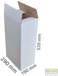  Kartondoboz 290 x 190 x 520 mm - 3 rétegű papírdoboz, fehér