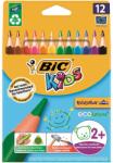 BIC Creioane Colorate 12 Culori Triunghiulare Evolution Bic
