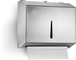 SMR Professional Hygiene Dispenser manual din otel inoxidabil pentru prosoape de hartie Z Fold 200 coli
