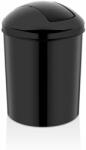 SMR Professional Hygiene Cos gunoi cu capac batant SMR Luxury R-3526 negru Cos de gunoi