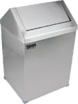 SMR Professional Hygiene Cos de gunoi din inox cu capac batant 11 L Cos de gunoi