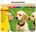 Eberhard Faber Creioane Colorate 24 Culori Cutie Metal Eberhard Faber